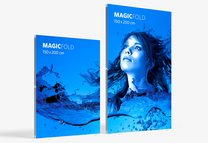 MAGIC FOLD foldable illuminated display, 150 cm wide MAGIC FOLD foldable illuminated display, 150 cm wide