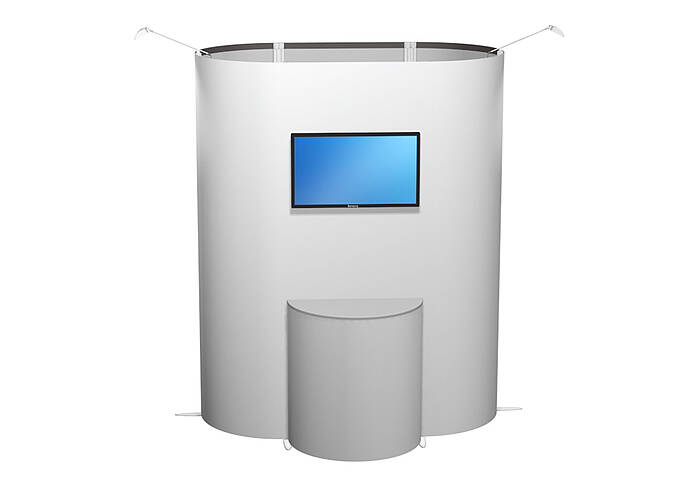 ISOframe Curved Exhibition stand 5 ISOframe Curved Exhibition stand 5
