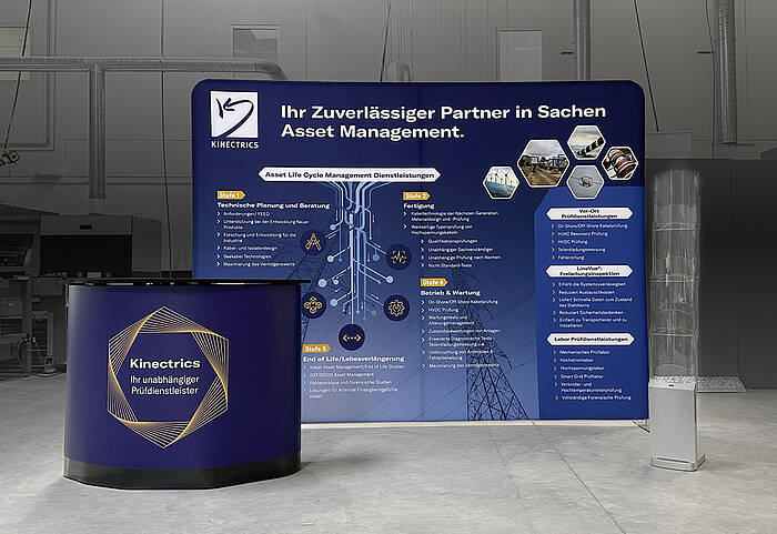 KINECTRICS GmbH exhibition stand