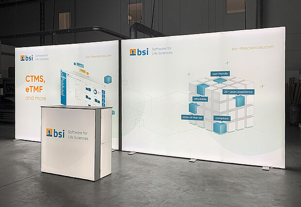 BSI Business Systems Integration AG ALU STAR LED exhibitin stand 3