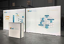 BSI Business Systems Integration AG ALU STAR LED exhibitin stand 3