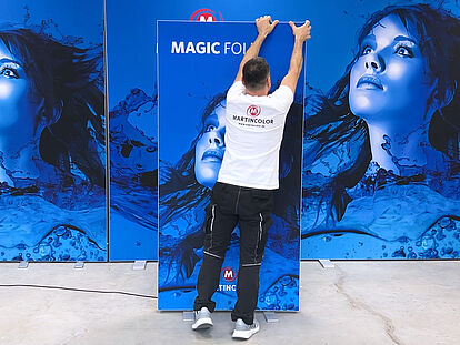Foldable LED display - MAGIC FOLD - assembly 3