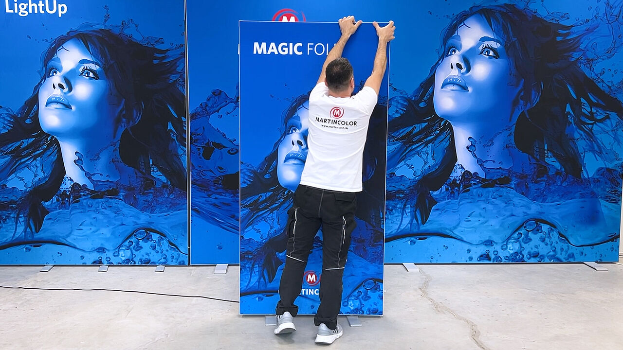 LED-Faltdisplay - MAGIC FOLD - Aufbau 3