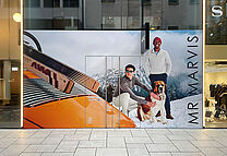 Schaufensterbeklebung MR MARVIS 5