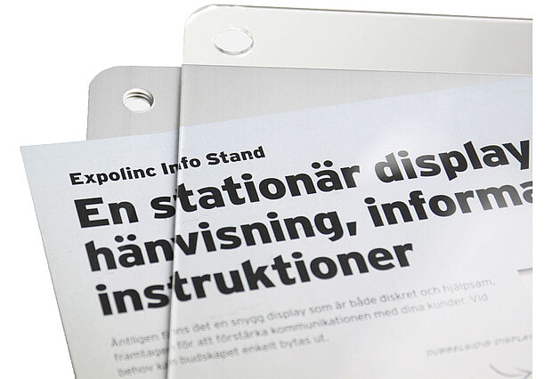 Info stand details