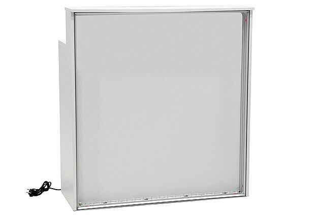 ALU LightUp MAX LED Counter - system without graphic covering ALU LightUp MAX LED Counter - system without graphic covering