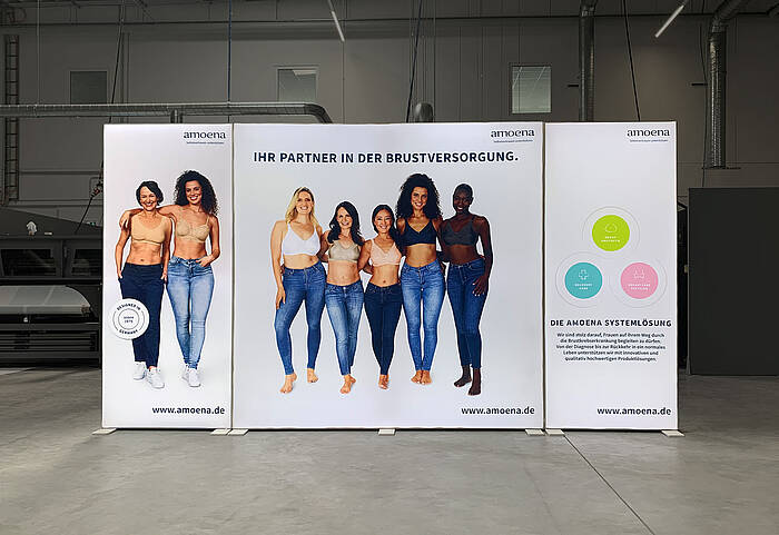 Amoena Medizin-Orthopädie-Technik GmbH PIXLIp GO exhibition stand