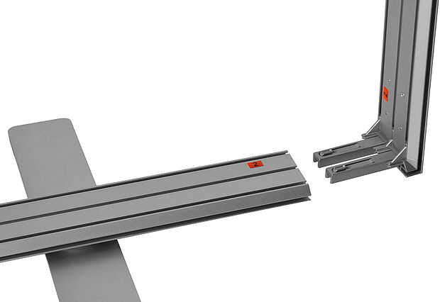 ALU Up - werkzeugfreie Montage durch Stecksystem ALU Up - werkzeugfreie Montage durch Stecksystem