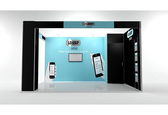 ISOframe Fabric exhibition stand solutions Example ISOframe Fabric exhibition stand solutions Example