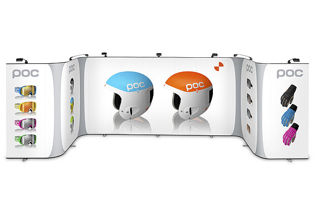 LinkWall gebogen mit Spots 2