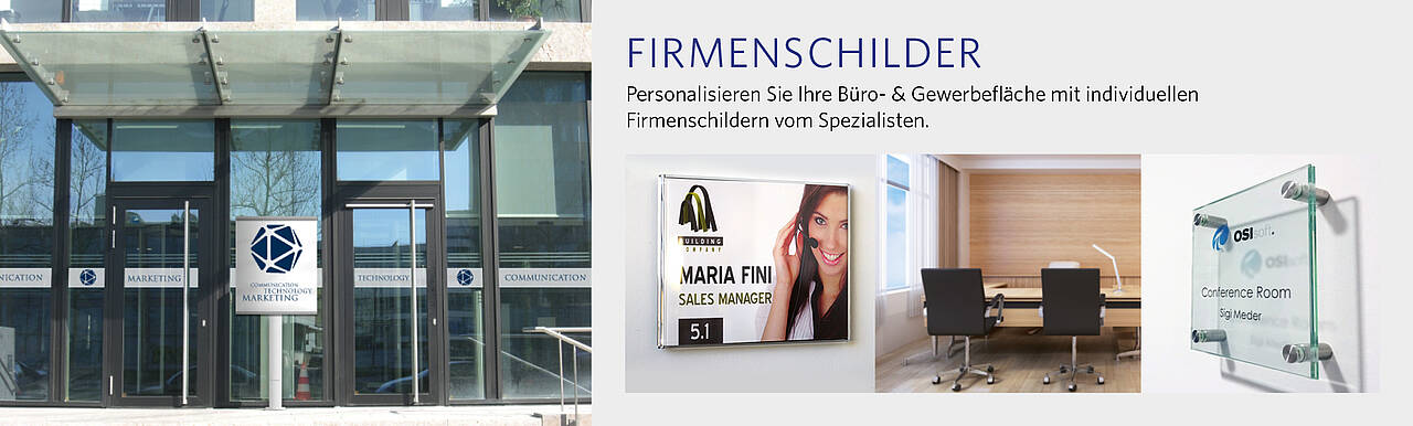 Firmenschilder