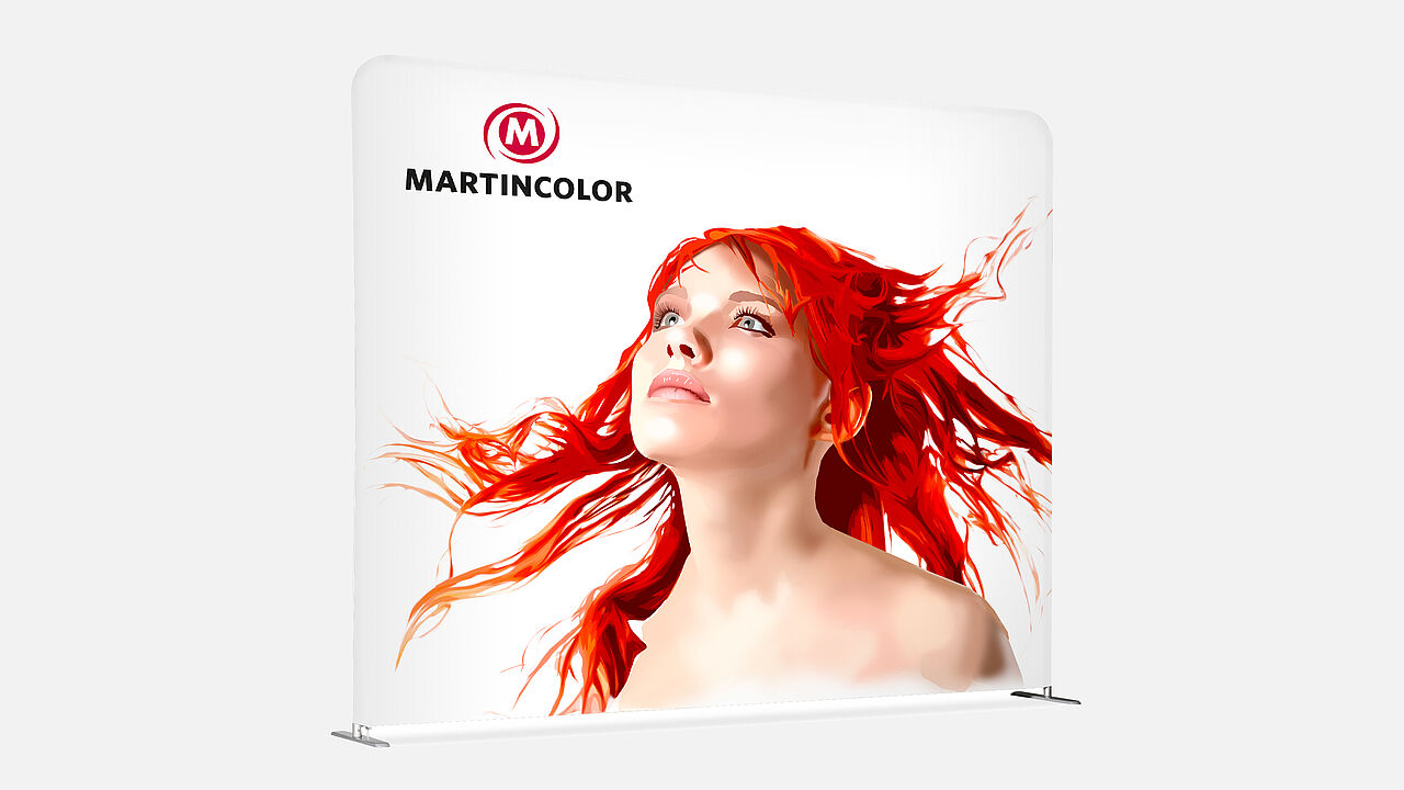 Flexible exhibition wall - ZippWall straight 1