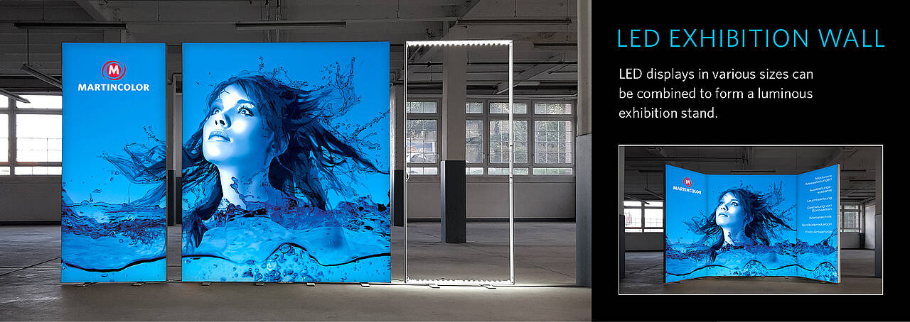 LED exhibition wall