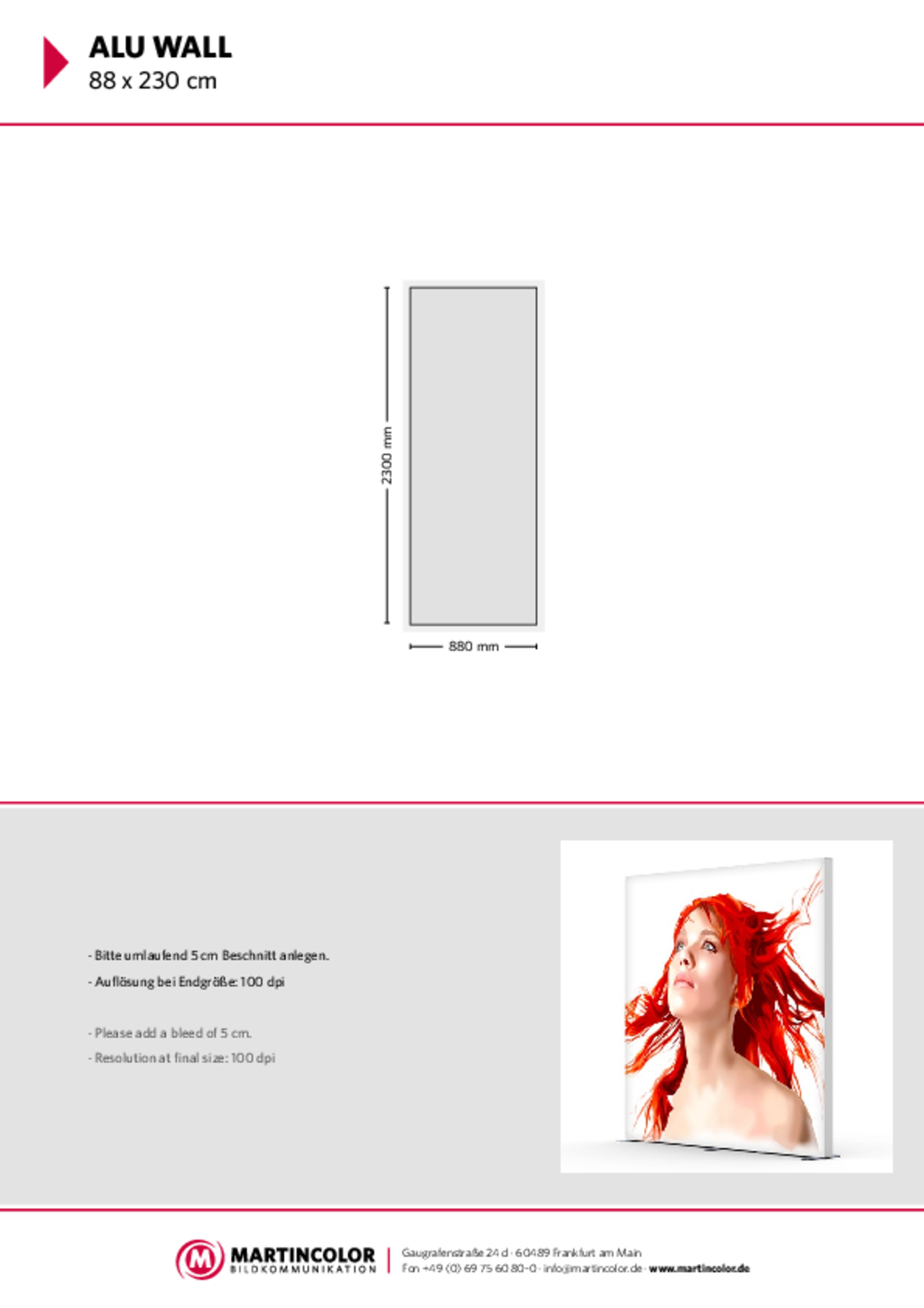 ALU WALL data sheet PDF