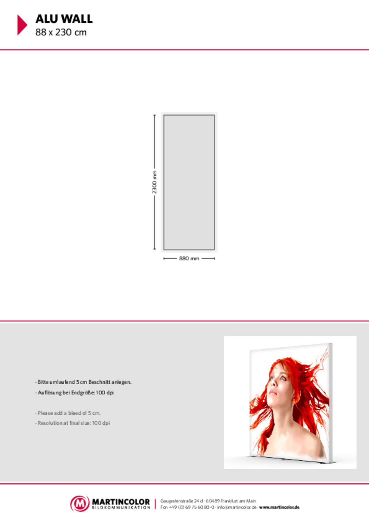 ALU WALL Datenblatt PDF