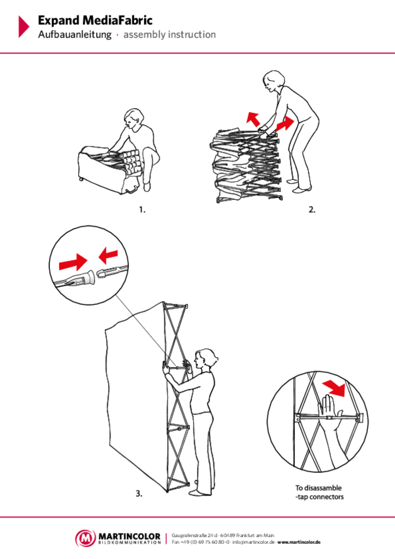 Expand MediaFabric assembly instructions PDF