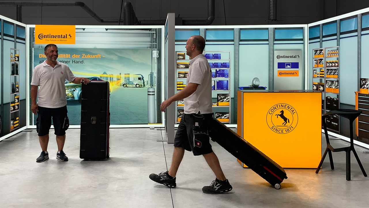 Mobile exhibition stand ALU STAR