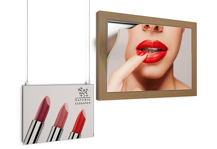 OCTANorm textile frame Example OCTANorm textile frame Example