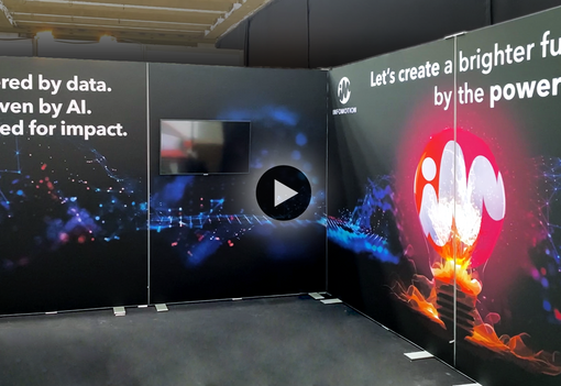 Unser Montageteam beim Messeeinsatz