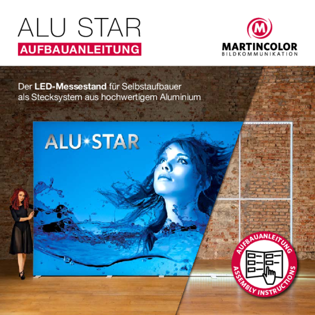 ALU STAR Leuchtwand Aufbauanleitung PDF