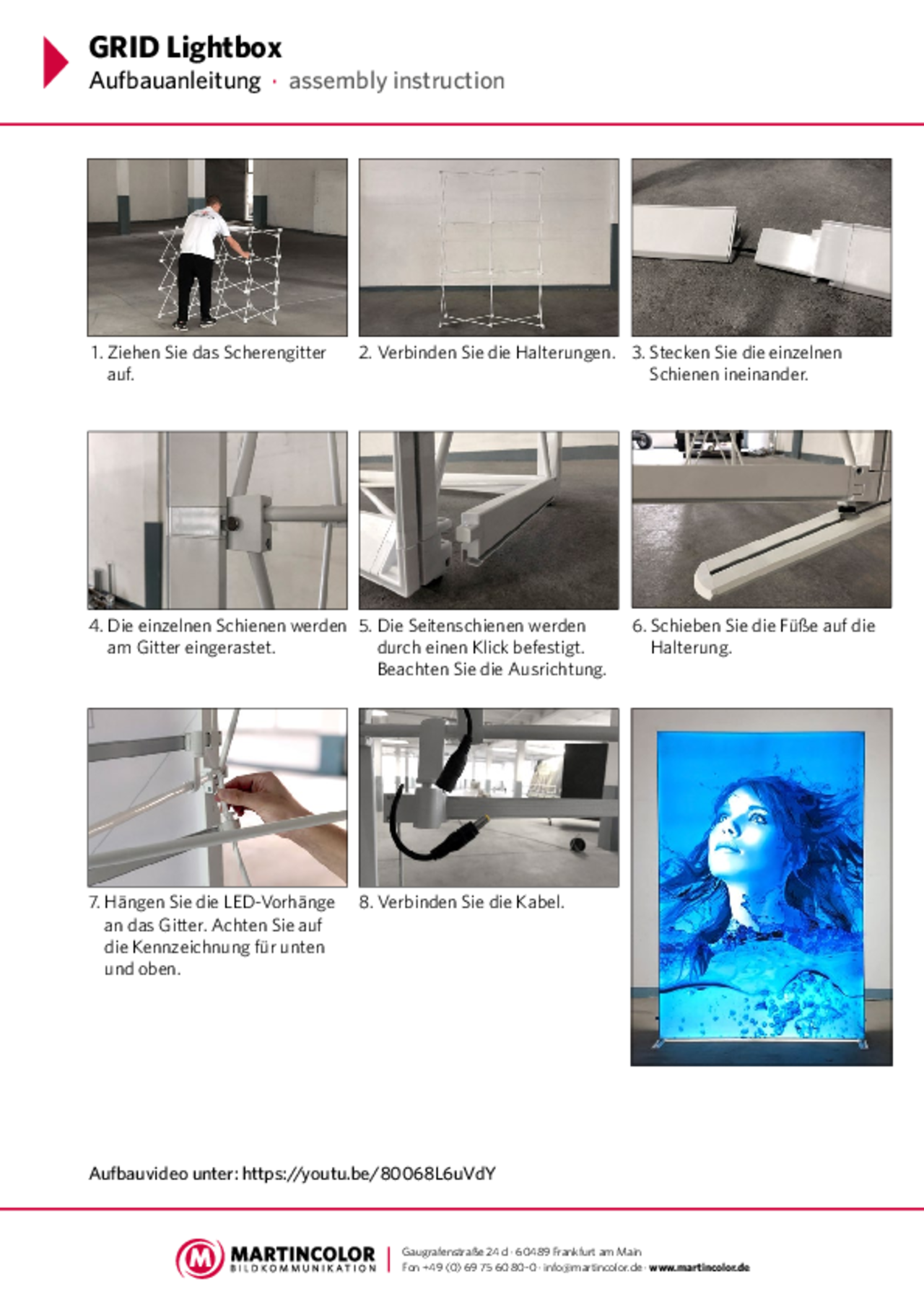 GRID Lightbox Aufbauanleitung PDF