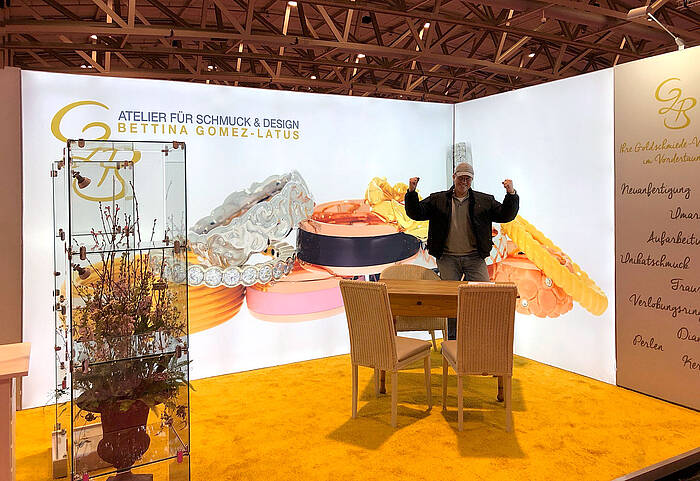 ADO Goldkante ALU LightUp LED exhibition stand 3