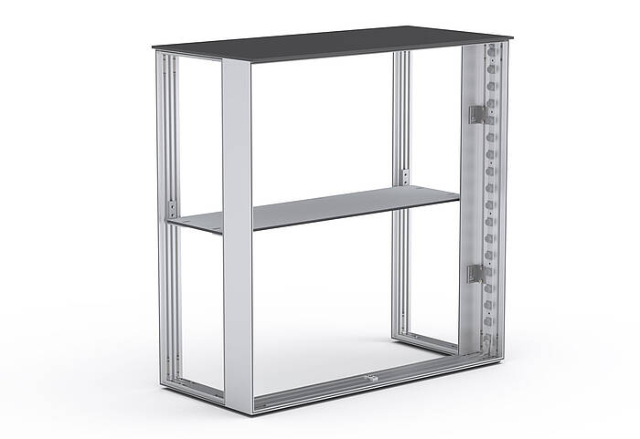 ALU STAR PLUS LED Counter frame