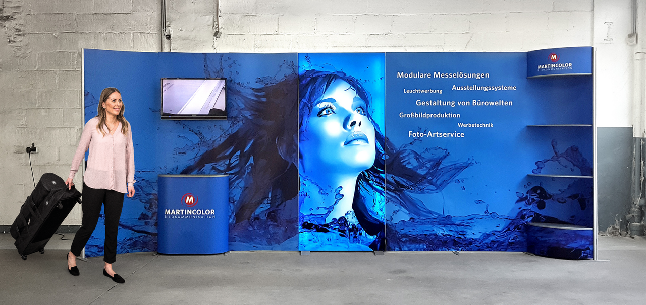 Mobiler Messestand