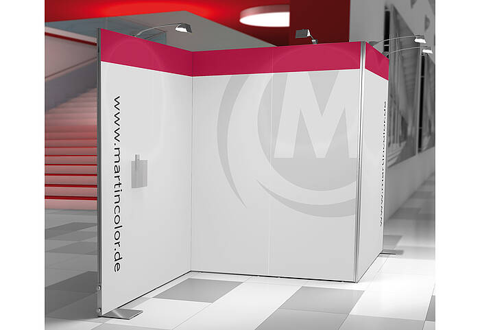 OCTAwall Exhibition stand Z-form OCTAwall Exhibition stand Z-form