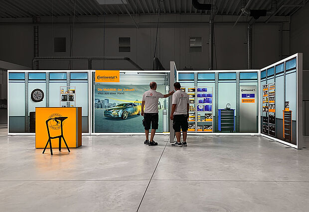 Continental LED-Messestand 3