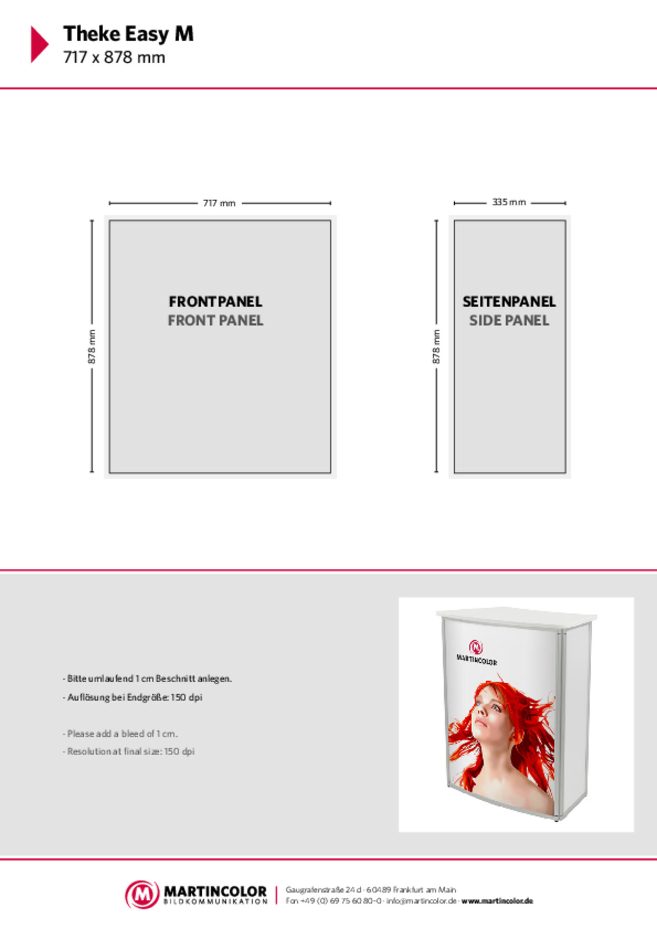 Theke Easy Datenblatt PDF