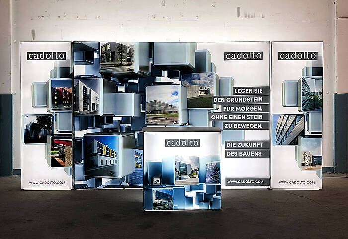 Cadolto Modulbau GmbH GRID Lightbox Messestand 3 Cadolto Modulbau GmbH GRID Lightbox Messestand 3