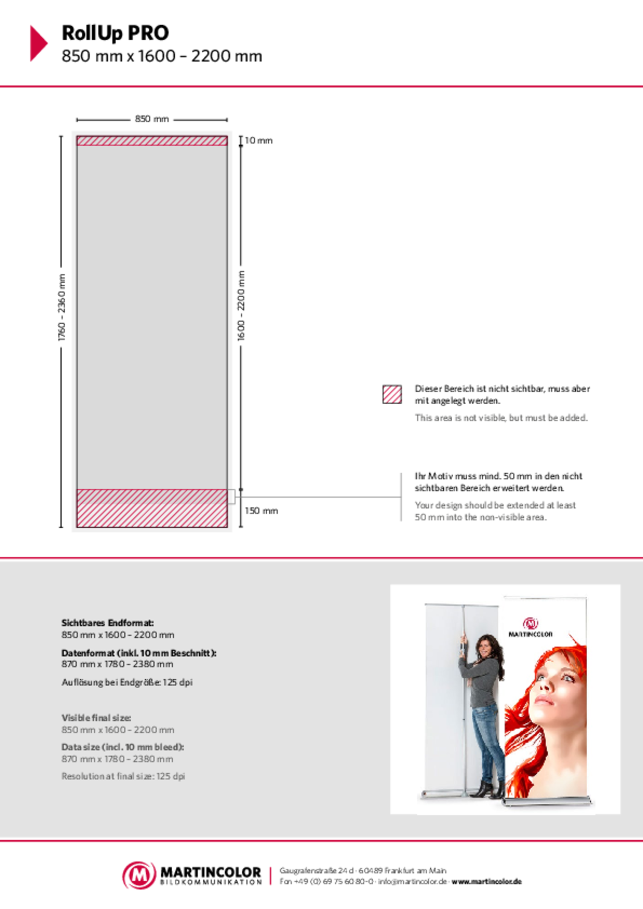 RollUp PRO Datenblatt PDF