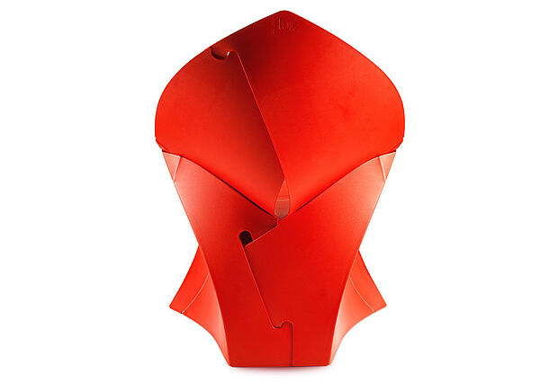 Flux Chair Rot Rückseite Flux Chair Rot Rückseite