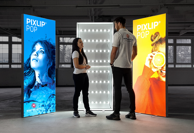 PIXLIP POP - 3 LED roll-ups PIXLIP POP - 3 LED roll-ups