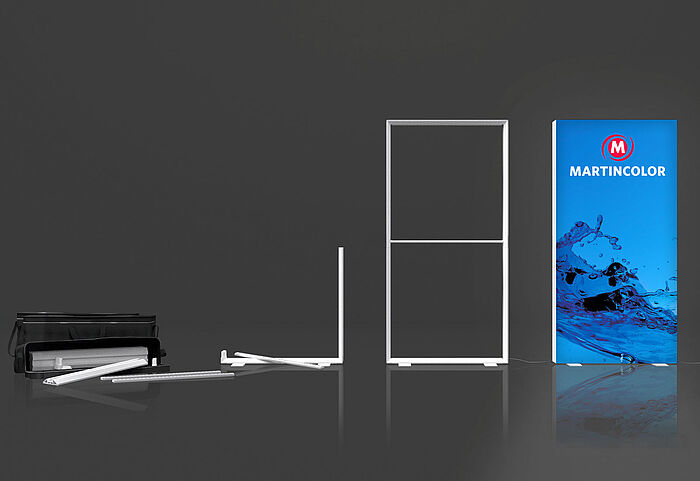 PIXLIP GO illuminated wall - assembly