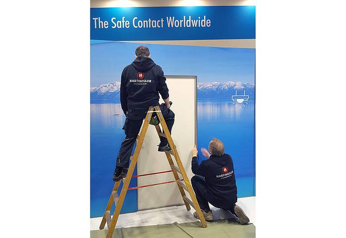 Adels-Contact GmbH & Co. KG exhibition stand assembly 2 Adels-Contact GmbH & Co. KG exhibition stand assembly 2