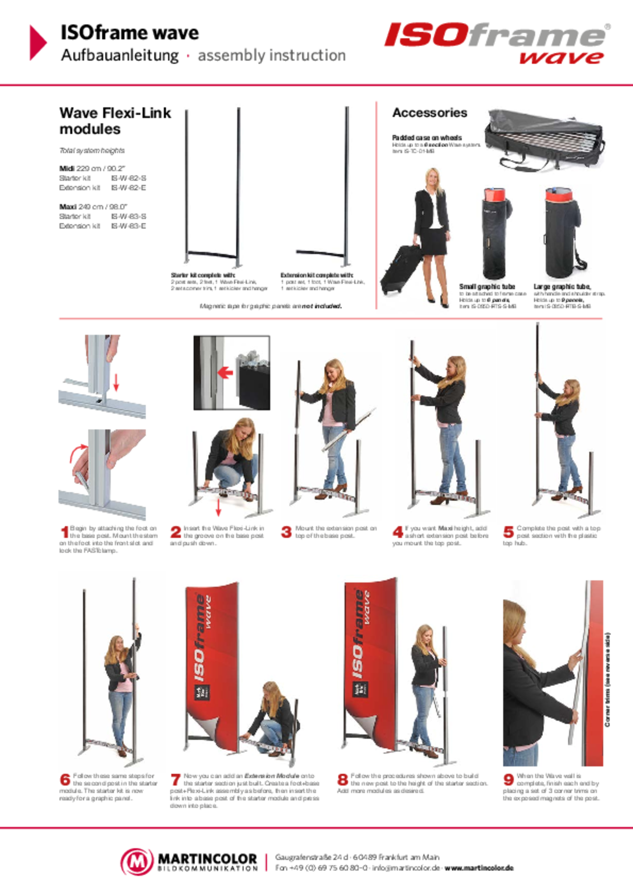 ISOframe wave assembly instructions PDF