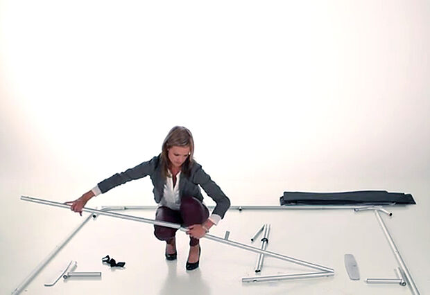 ZippWall Straight assembly 