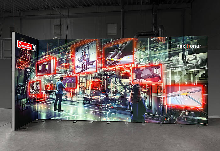 Desoutter GmbH LED-Exhibition wall