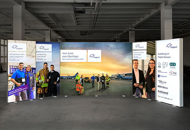 Fraport AG PIXLIP GO LED-Messestand
