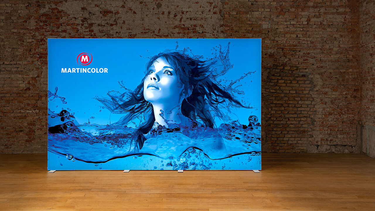 LED Messewand - ALU STAR 400x248cm