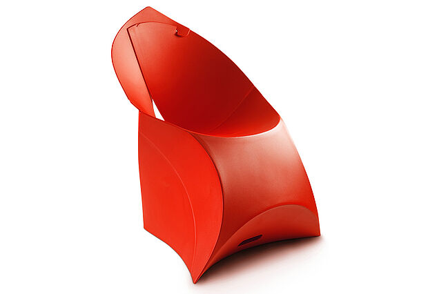 Flux Chair Rot Vorderseite Flux Chair Rot Vorderseite