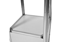 Twist showcase pillar Square shelf Twist showcase pillar Square shelf
