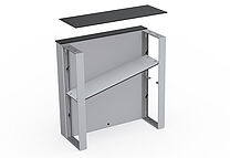 ALU STAR PLUS LED Counter assembly 3