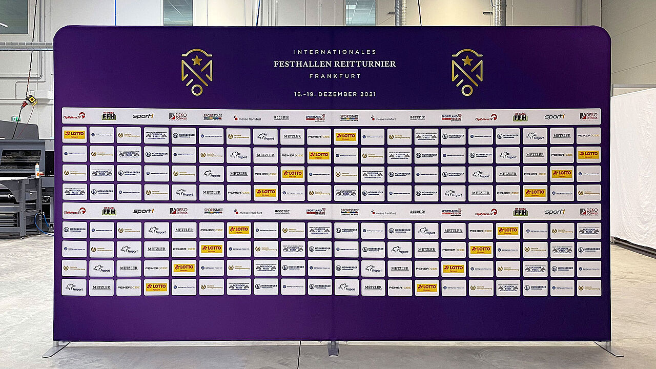Sponsor wall - Schafhof Connects GmbH & Co. KG