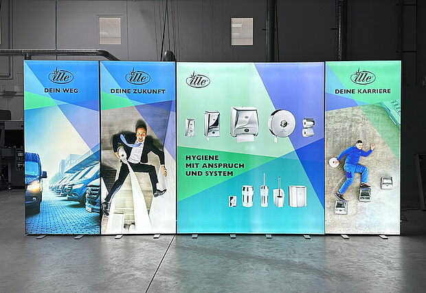 Ille Papier-Service GmbH LED-Exhibition wall Ille Papier-Service GmbH LED-Exhibition wall