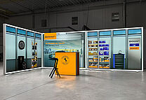Continental LED-Messestand Ecke