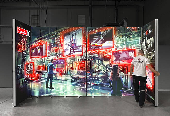 Desoutter GmbH LED-Exhibition wall 1