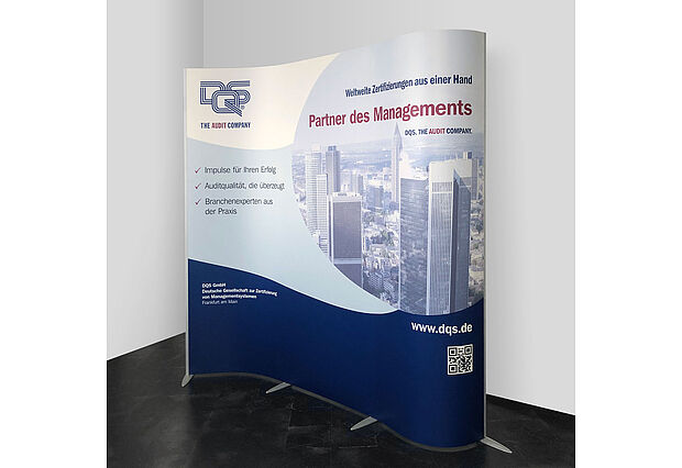 DQS GmbH exhibition stand system ISOframe Wave 4 DQS GmbH exhibition stand system ISOframe Wave 4